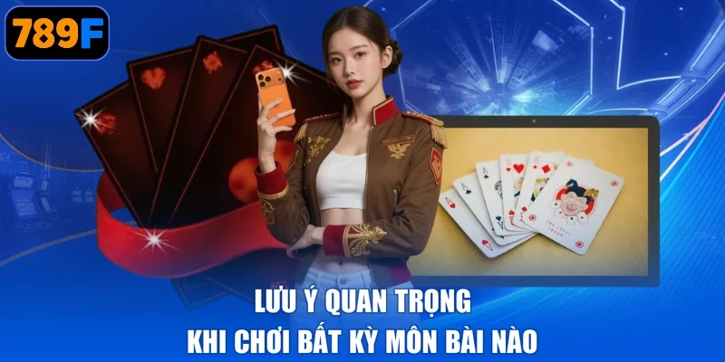 Lưu ý quan trọng khi chơi bất kỳ môn bài nào
