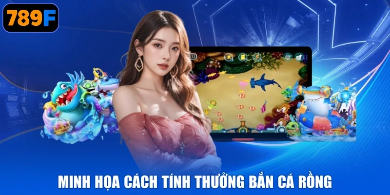 Minh họa cách tính thưởng bắn cá rồng
